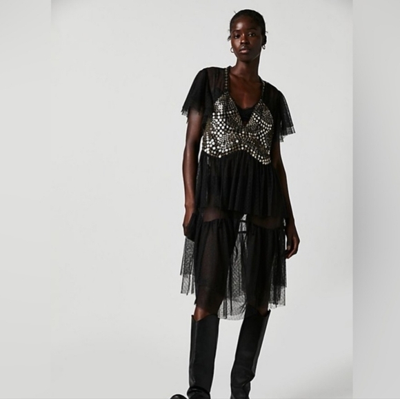 [Free People] Makin’ Magic Maxi Top/Dress Size Small NWT - Picture 5 of 9